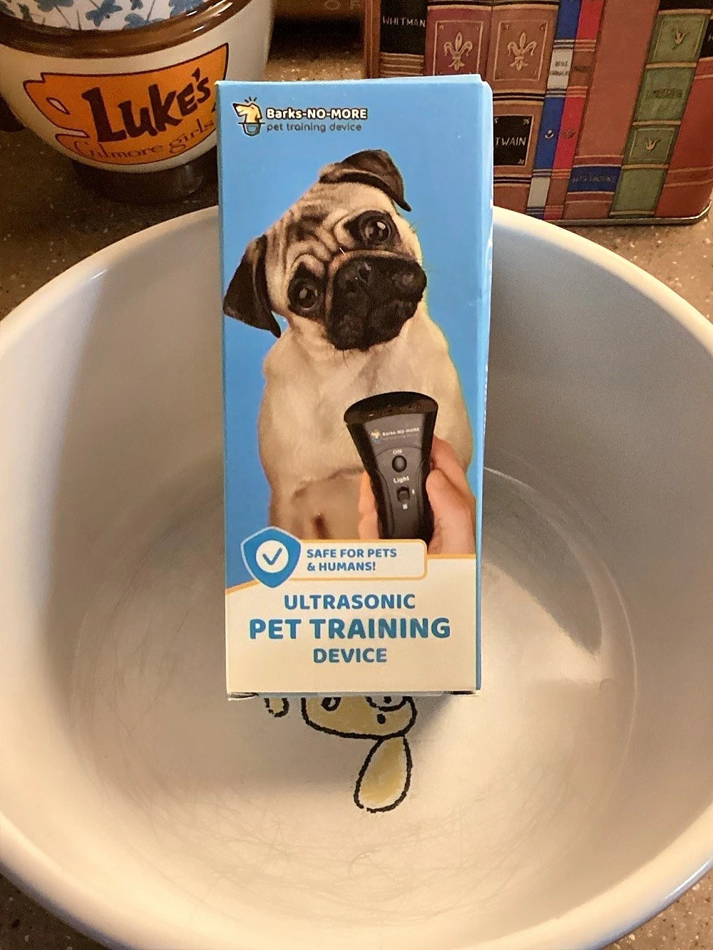Barks No-More Ultrasonic Pet Training Device Blue Like New